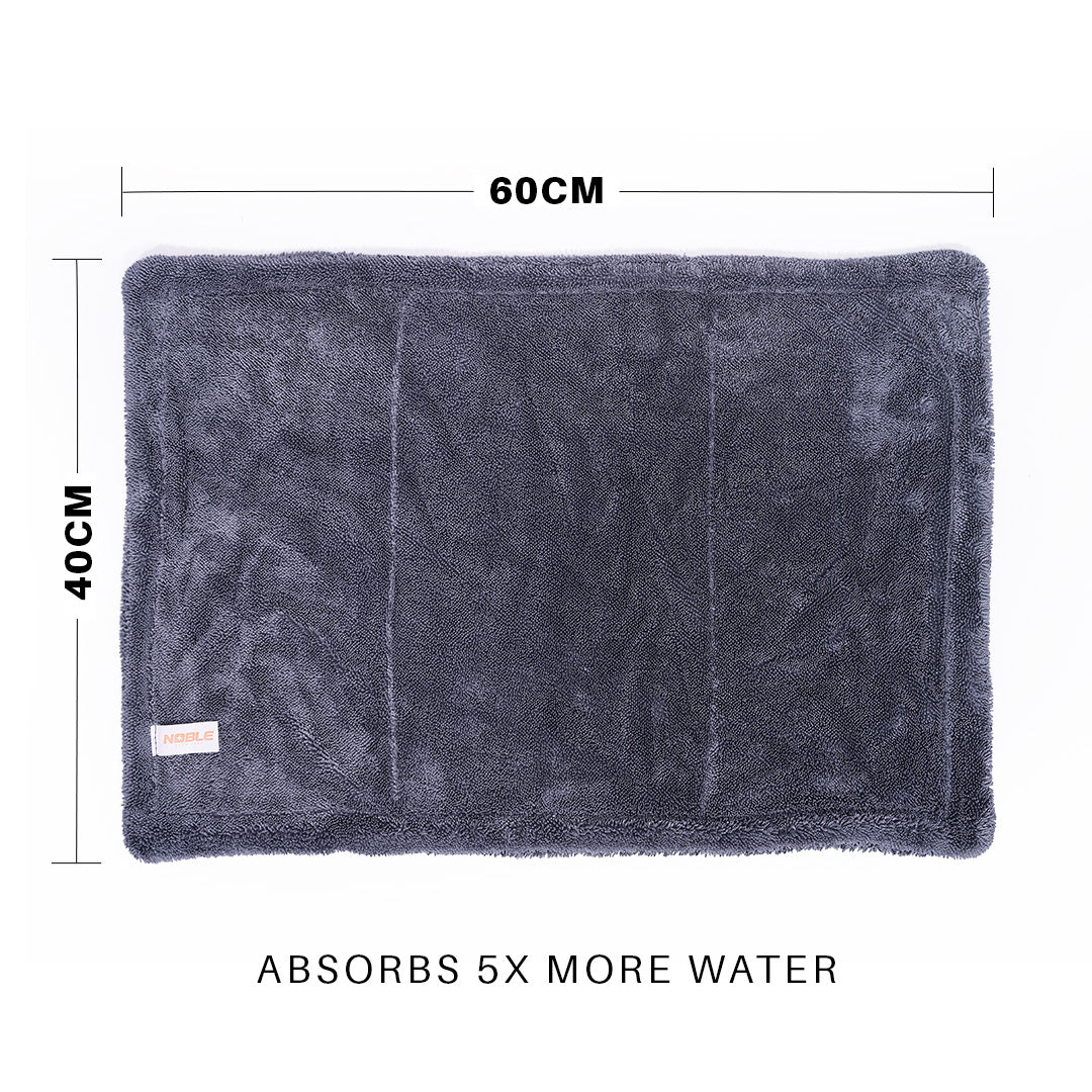 WASH & DRY COMBO (1200GSM DRYING TOWEL + WASH MITT)