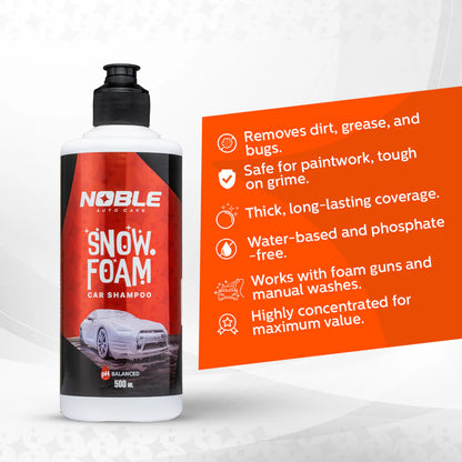Foam Wash & Drying Combo (SNOW FOAM SHAMPOO + 1200 GSM DRYING TOWEL)