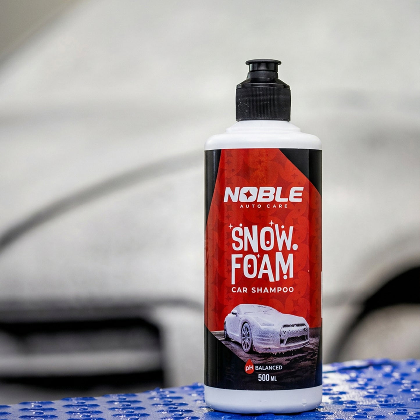 COMPLETE Car Care Kit (SNOW FOAM SHAMPOO + WASH MITT + 1200 GSM DRYING TOWEL)