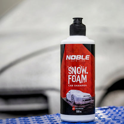 COMPLETE Car Care Kit (SNOW FOAM SHAMPOO + WASH MITT + 1200 GSM DRYING TOWEL)