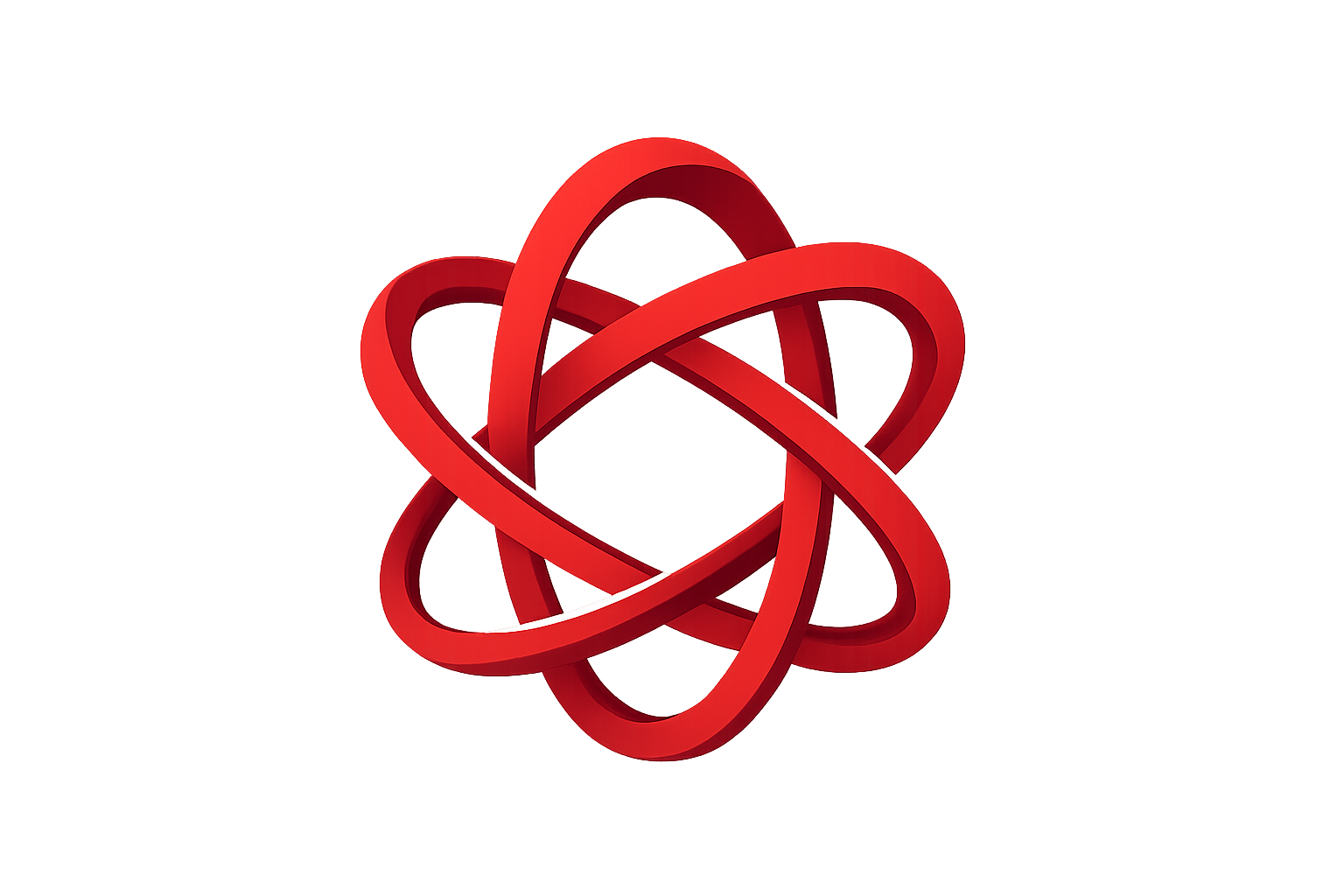 create a vector in red colour representing 'Twisted Loop Technology'