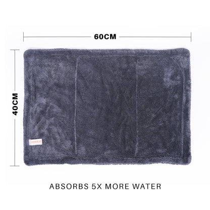 WASH & DRY COMBO (1200GSM DRYING TOWEL + WASH MITT)