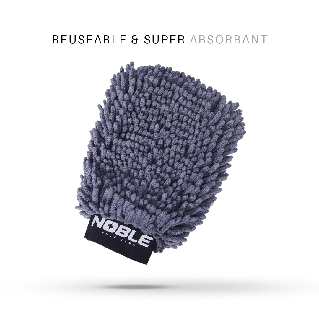 WASH & DRY COMBO (1200GSM DRYING TOWEL + WASH MITT)