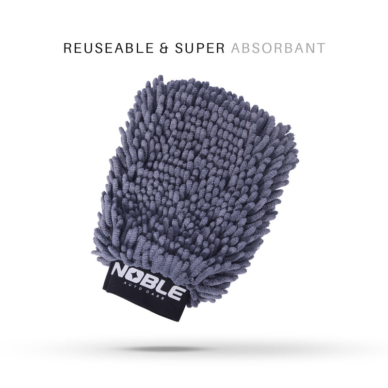 Microfiber Wash Mitt | Scratch-Free | High Sud Retention