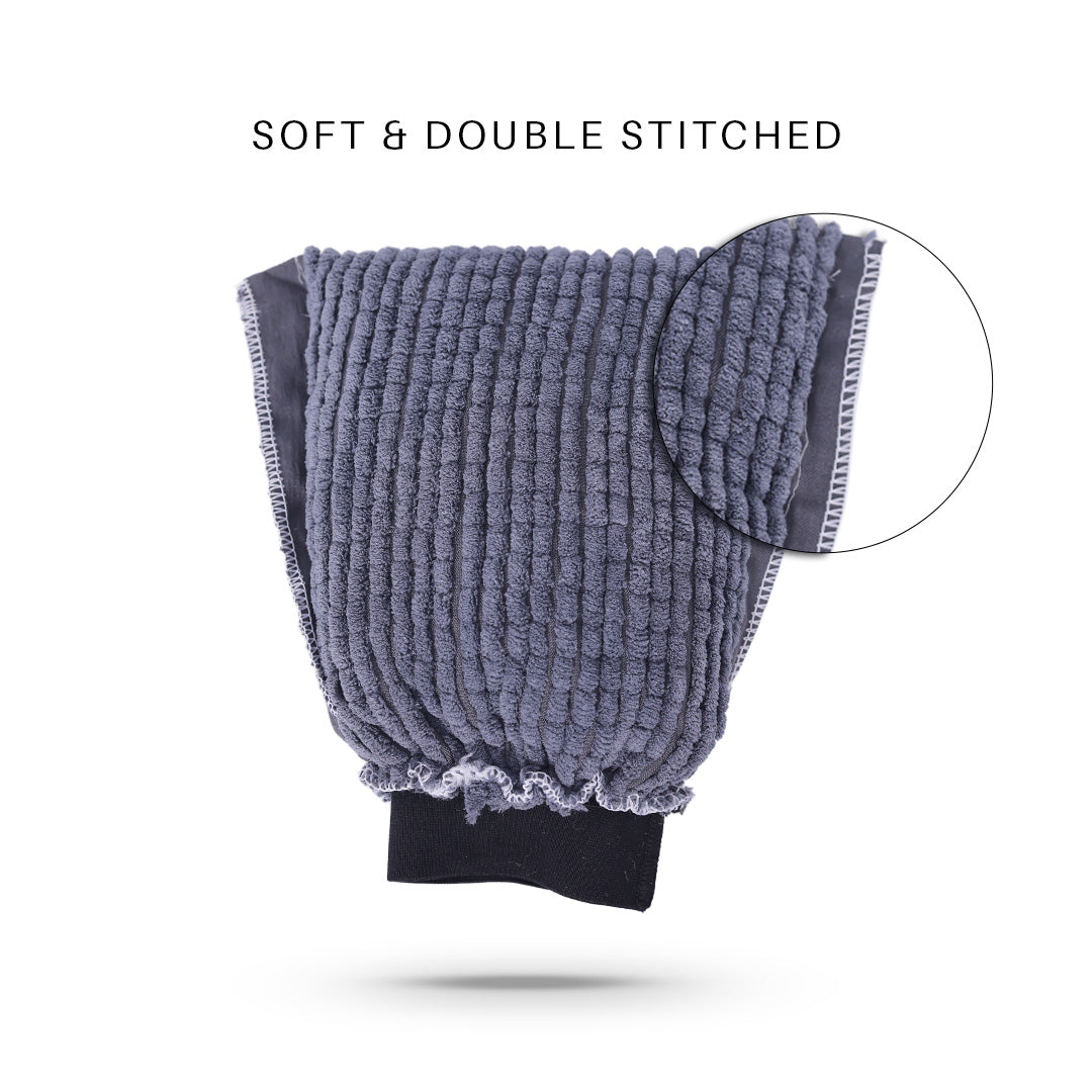 Microfiber Wash Mitt | Scratch-Free | High Sud Retention