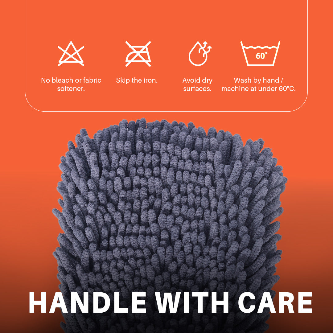 Microfiber Wash Mitt | Scratch-Free | High Sud Retention