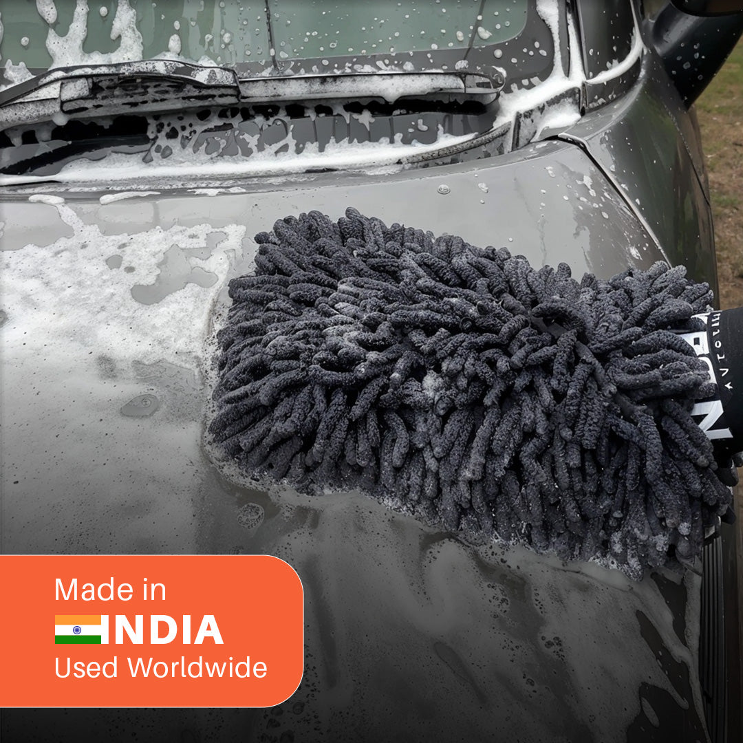 WASH & DRY COMBO (1200GSM DRYING TOWEL + WASH MITT)